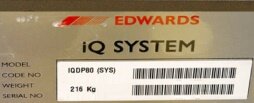 사진 사용됨 BOC EDWARDS IQDP80 판매용