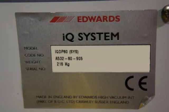 Photo Used EDWARDS iQDP80 For Sale