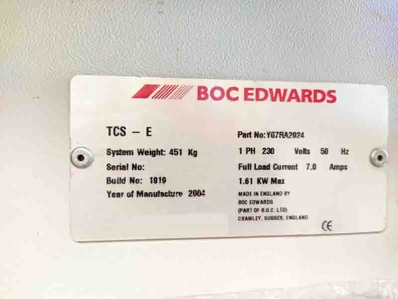 圖為 已使用的 BOC EDWARDS TCS-E 待售