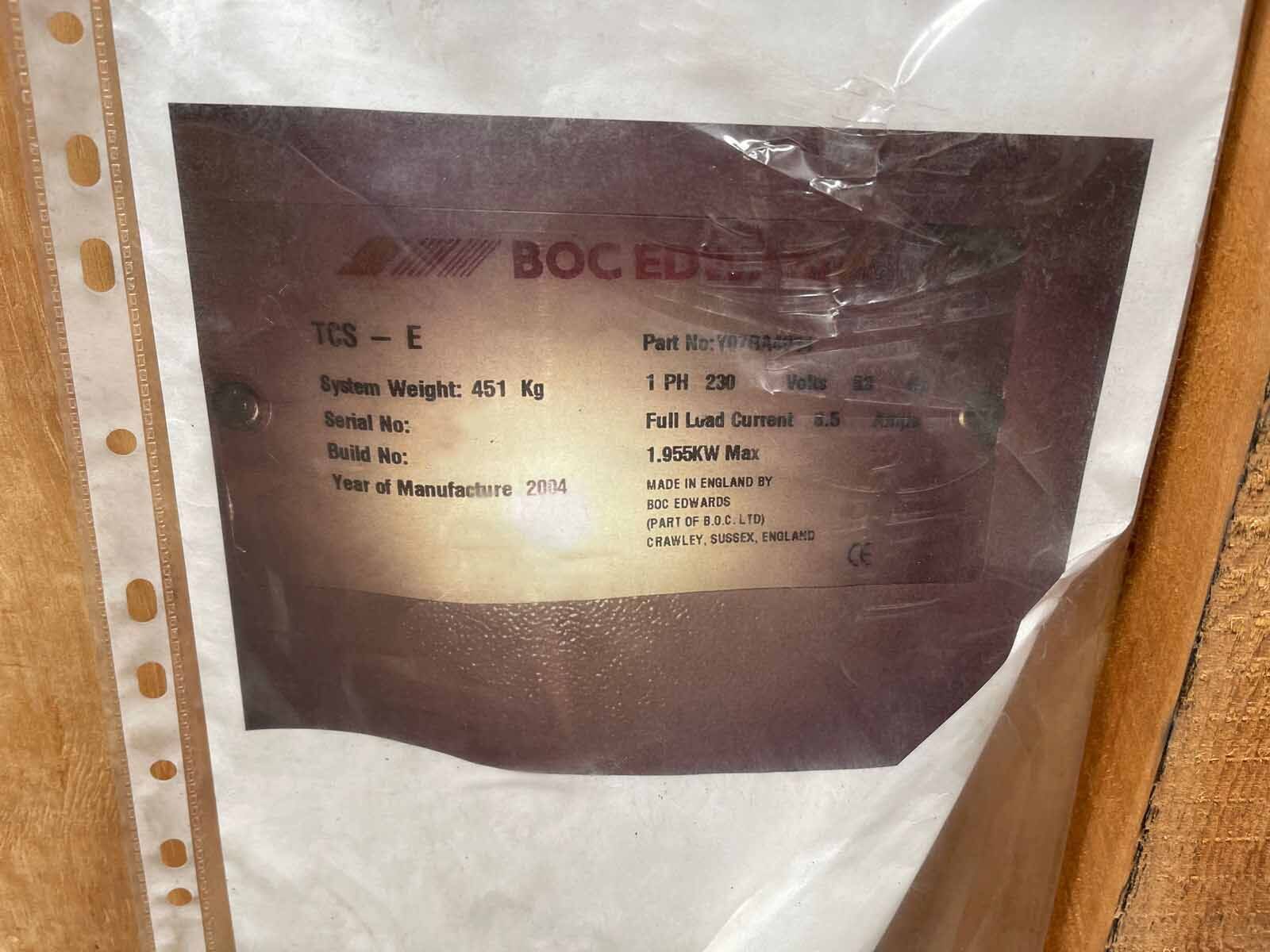 Foto Verwendet BOC EDWARDS TCS-E Zum Verkauf