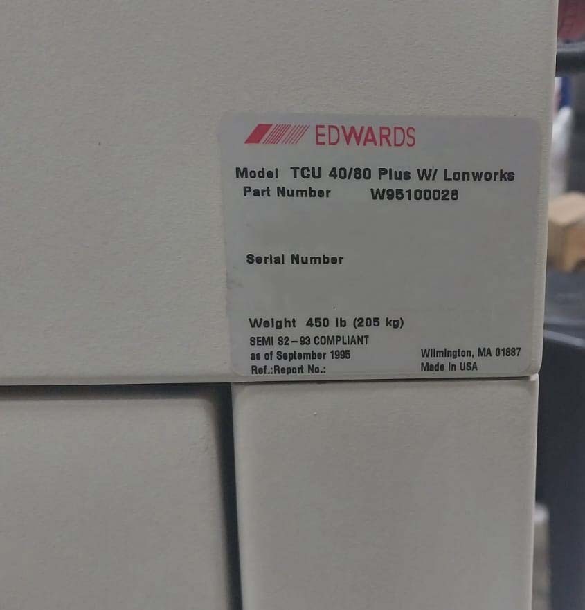 Foto Verwendet BOC EDWARDS TCU 40/80 Plus Zum Verkauf