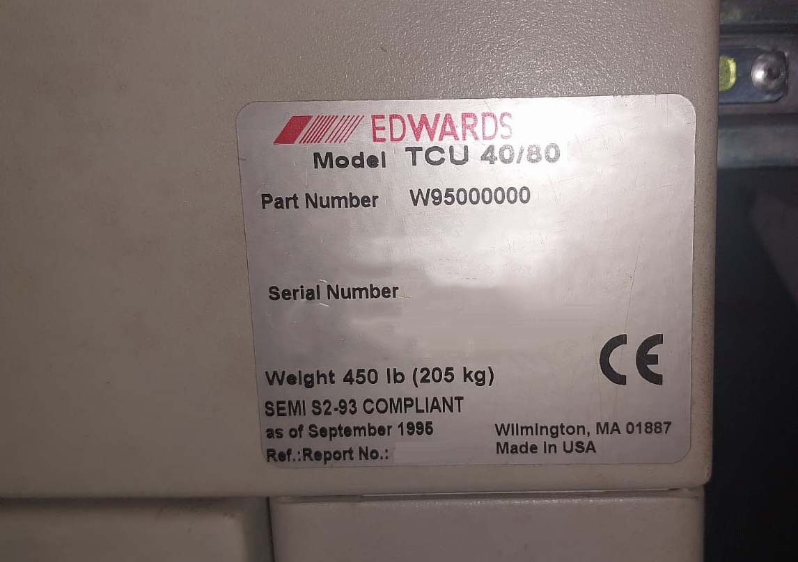 Foto Verwendet BOC EDWARDS TCU 40/80 Plus Zum Verkauf