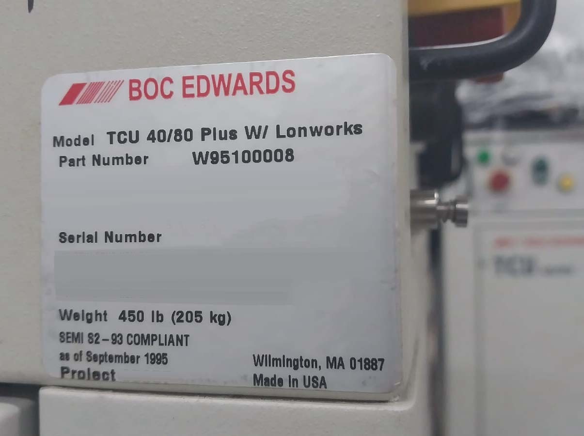 Foto Verwendet BOC EDWARDS TCU 40/80 Plus Zum Verkauf