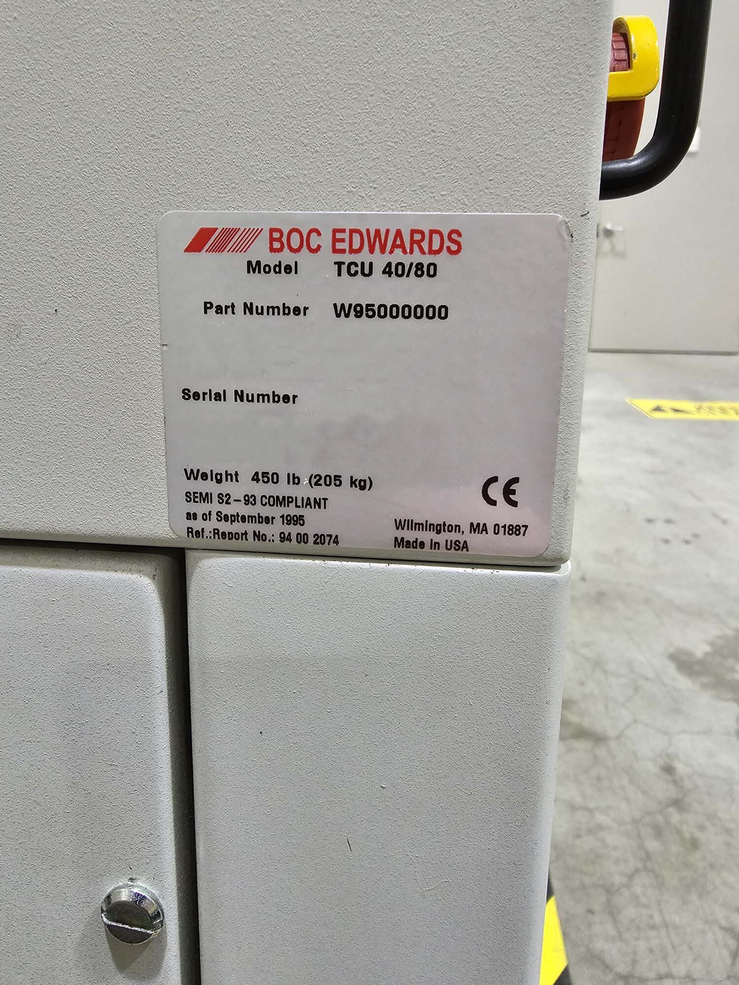 Photo Used BOC EDWARDS TCU 40/80 For Sale