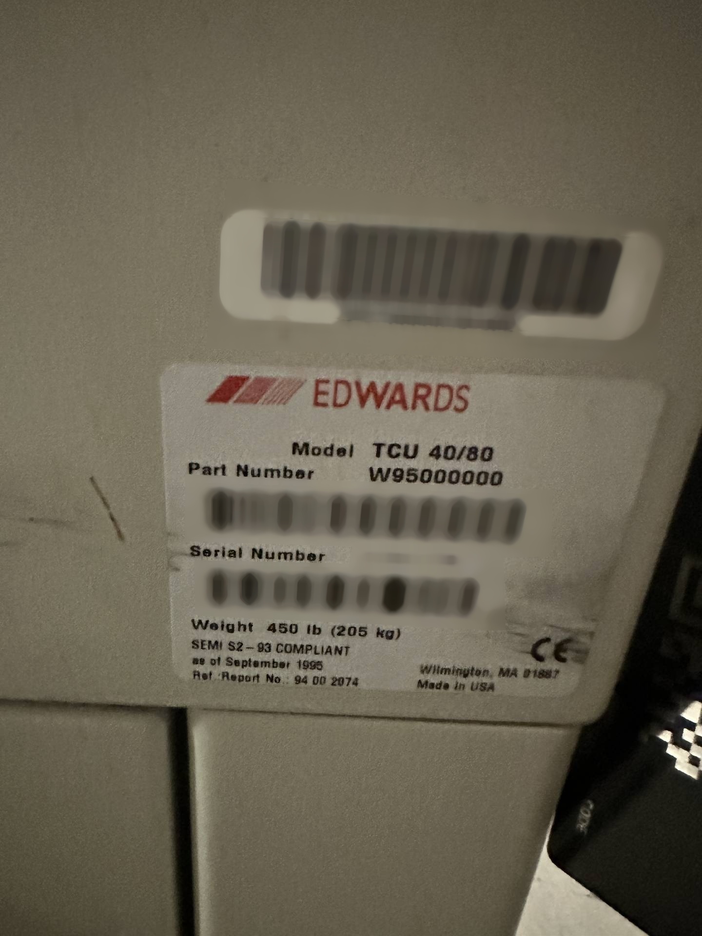 Foto Verwendet BOC EDWARDS TCU 40/80 Zum Verkauf