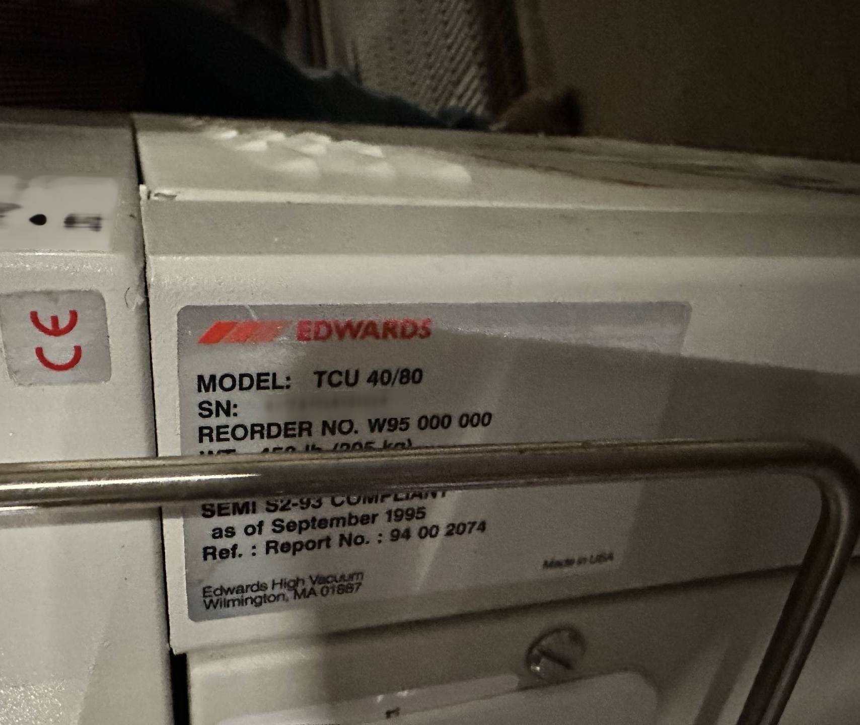 Foto Verwendet BOC EDWARDS TCU 40/80 Zum Verkauf