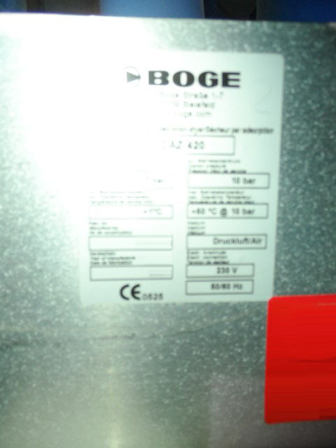 Foto Verwendet BOGE DAZ-420 Zum Verkauf