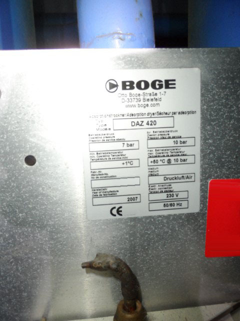 사진 사용됨 BOGE DAZ-420 판매용