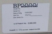 图为 已使用的 BP MICROSYSTEMS FP-4710 待售