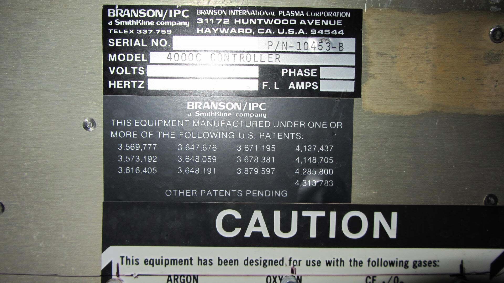 Foto Verwendet BRANSON / IPC Plasma etcher Zum Verkauf