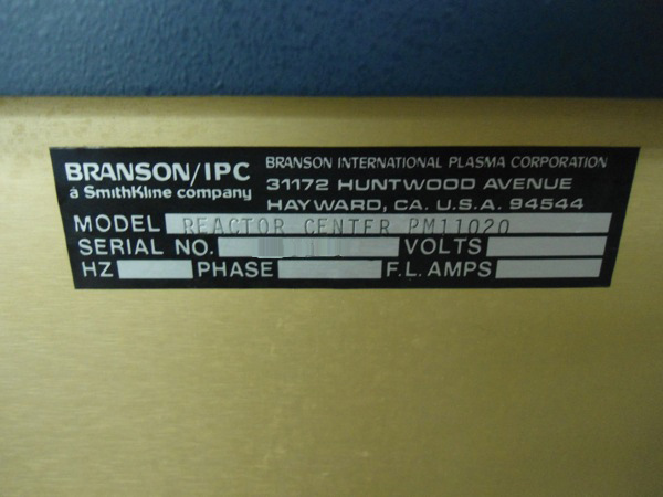 圖為 已使用的 BRANSON / IPC PM-11220 待售