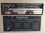 Photo Used BRANSON / IPC Reactor center PM-11220 For Sale