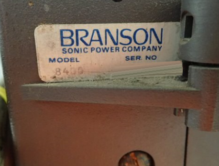 圖為 已使用的 BRANSON 8400 待售