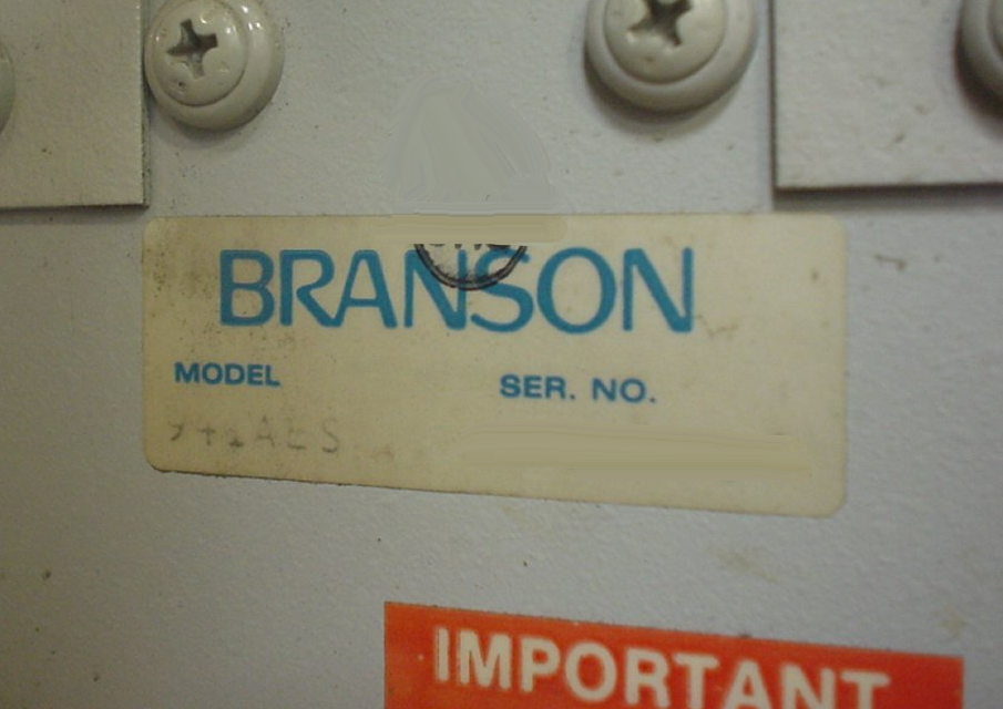 图为 已使用的 BRANSON 941 AES 待售