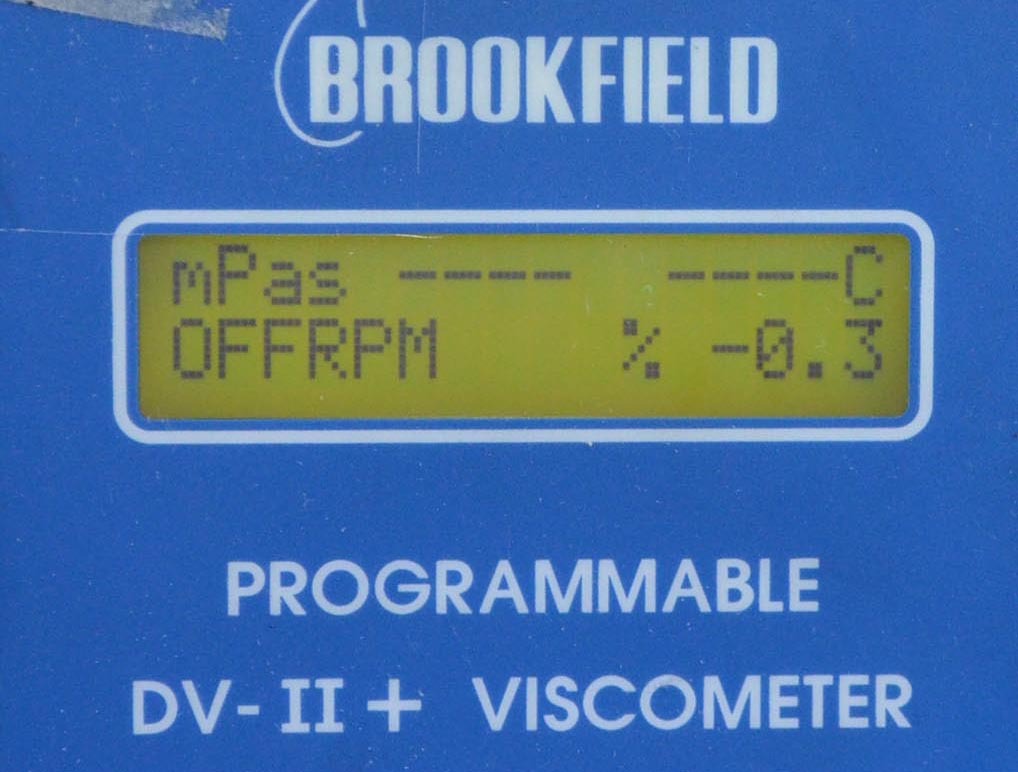 Foto Verwendet BROOKFIELD DV II+ Zum Verkauf