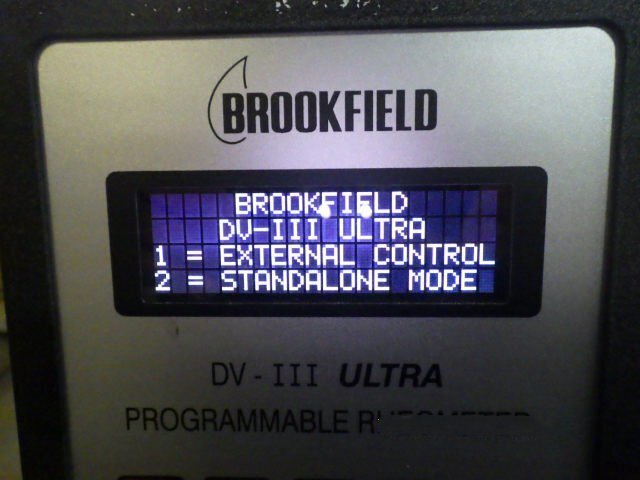 Photo Used BROOKFIELD DV III Ultra For Sale