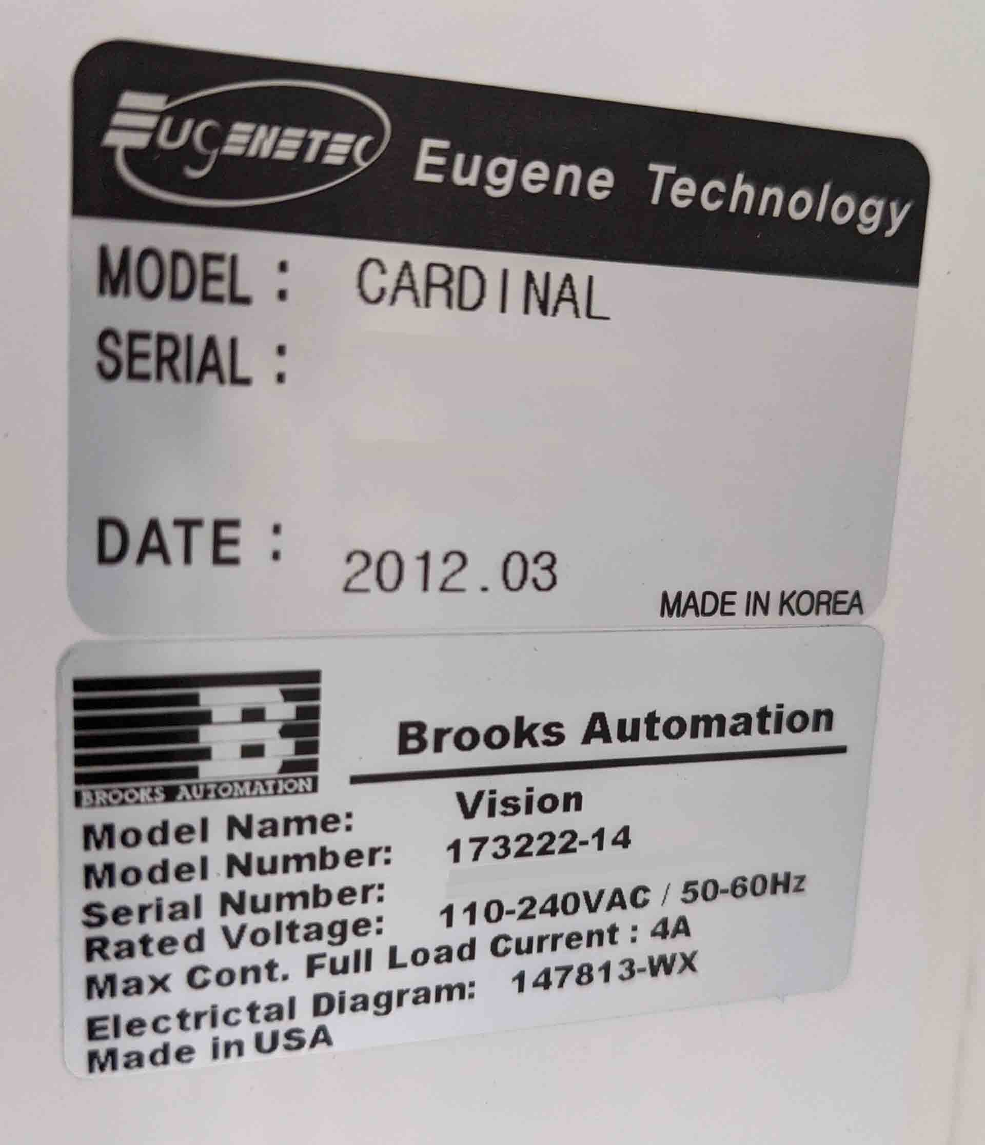 Photo Utilisé BROOKS AUTOMATION / JENOPTIK Vision À vendre