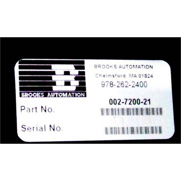 Photo Used BROOKS AUTOMATION 002-7200-21 For Sale