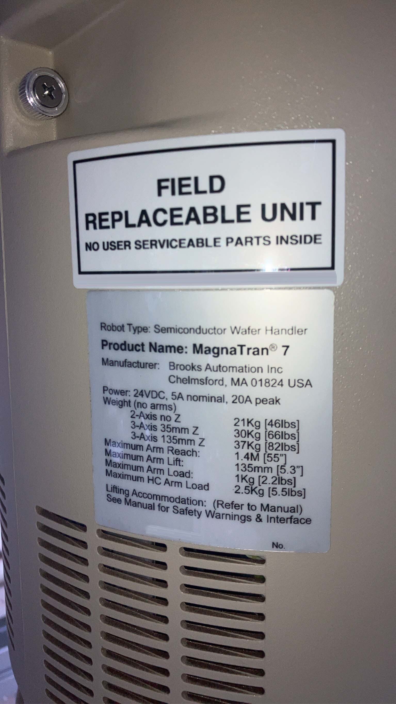 Photo Utilisé BROOKS AUTOMATION Magnatran 7 À vendre