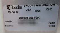 Foto Verwendet BROOKS AUTOMATION MagnaTran LEAP Compact Zum Verkauf