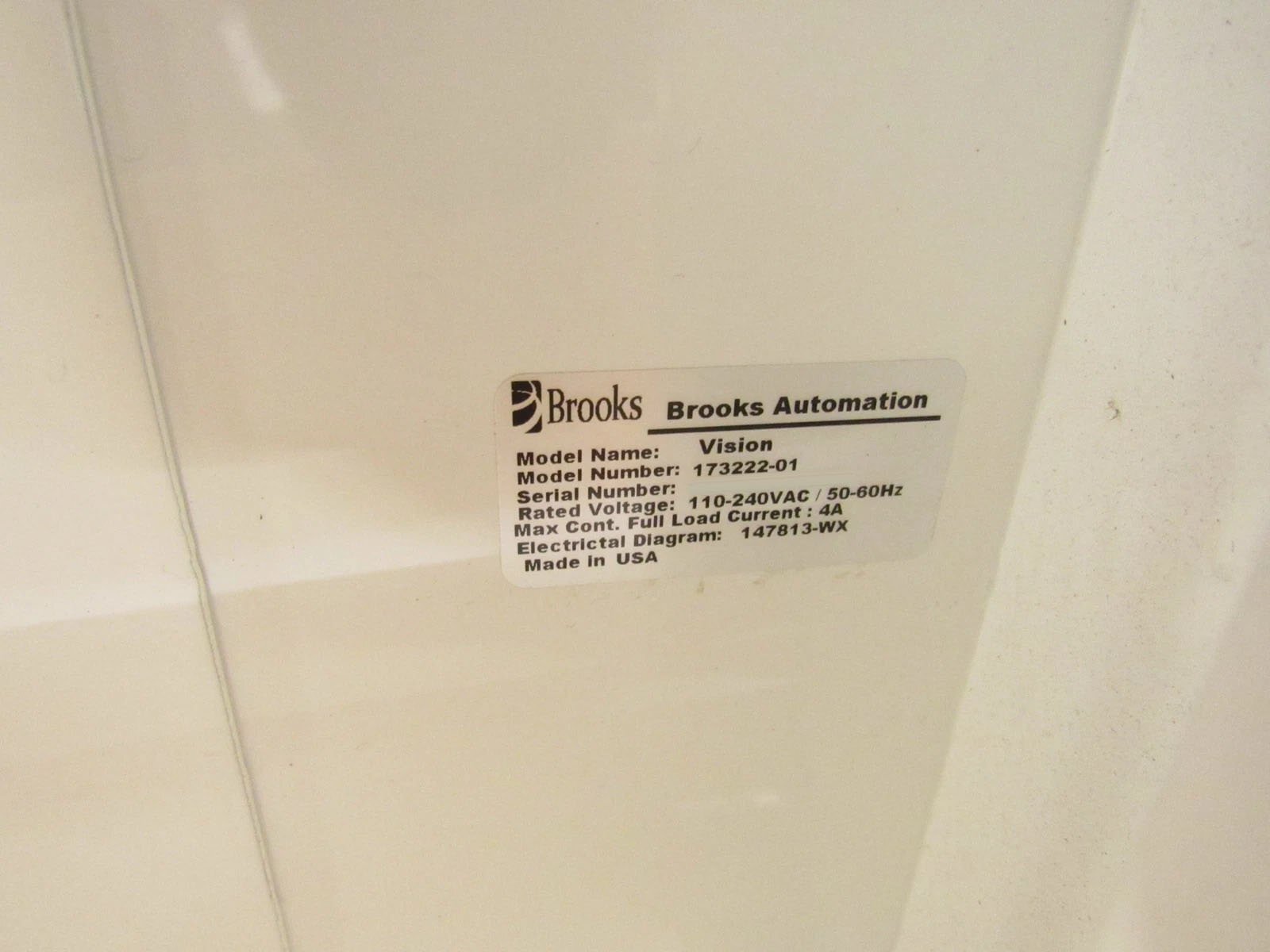 사진 사용됨 BROOKS AUTOMATION Vision 판매용