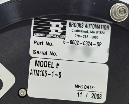 フォト（写真） 使用される BROOKS / PRI AUTOMATION ATM-105 販売のために