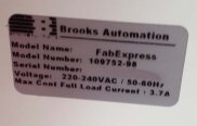 Photo Used BROOKS / PRI AUTOMATION FAB Express For Sale