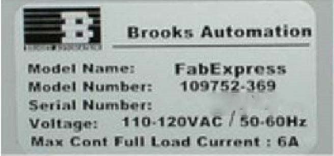 Photo Used BROOKS / PRI AUTOMATION FAB Express For Sale