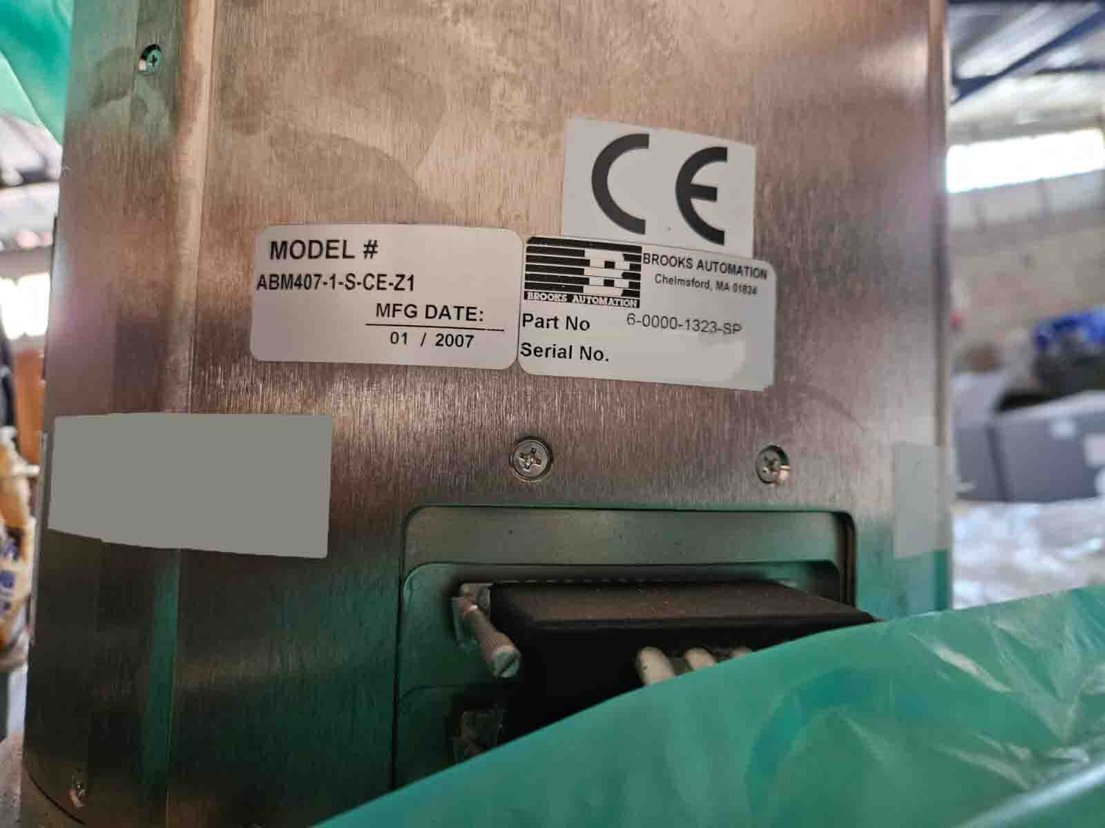 Photo Used BROOKS AUTOMATION ABM407-1-SCE-Z1 For Sale