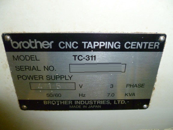 图为 已使用的 BROTHER TC-311 待售