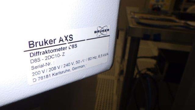 Photo Used BRUKER-AXS AXS D8 Discover For Sale