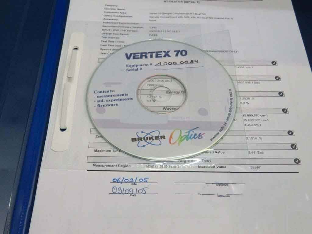 Photo Utilisé BRUKER-AXS Vertex 70 À vendre