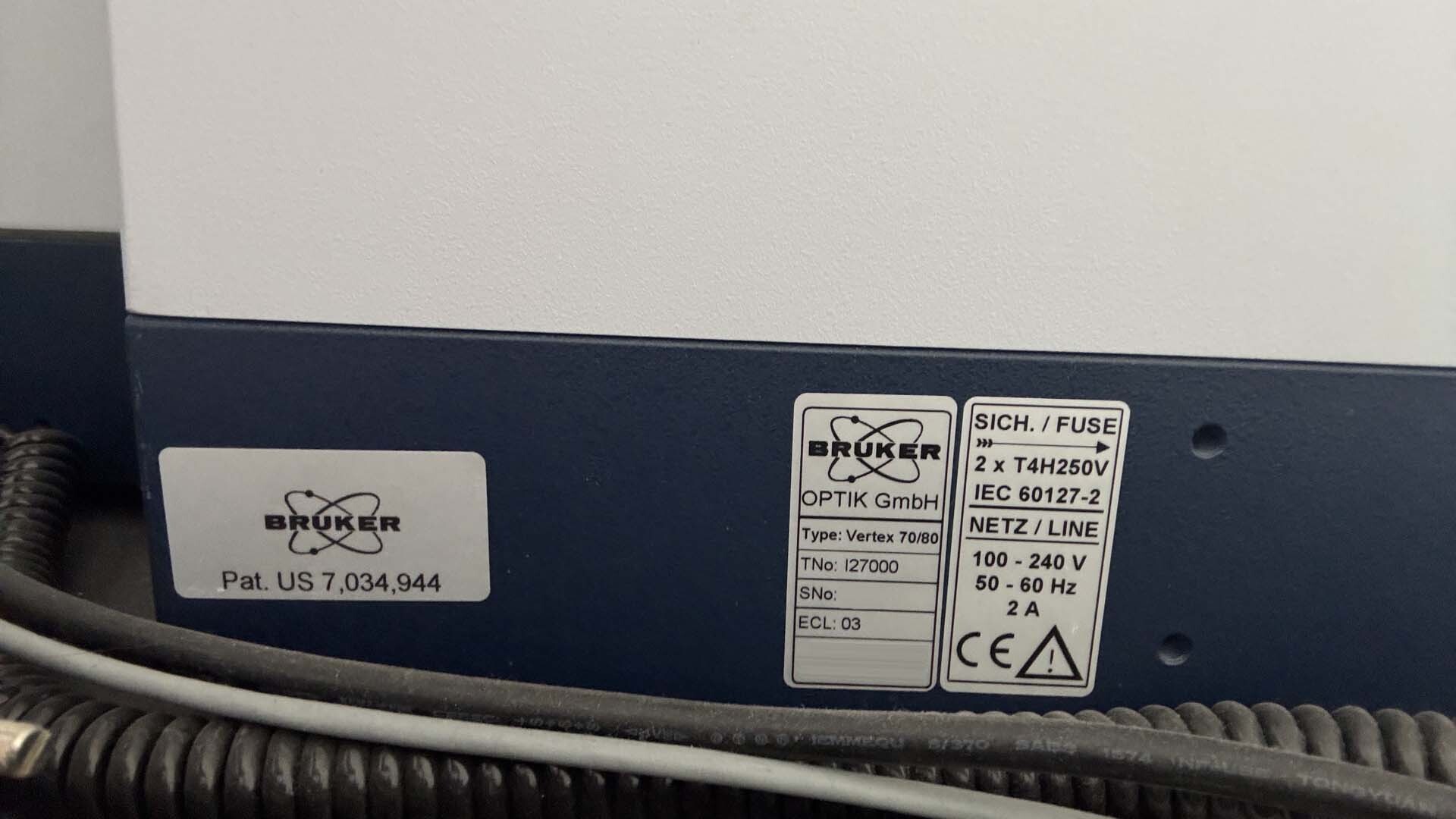 BRUKER-AXS Vertex 70 Spectrometer used for sale price #293795261