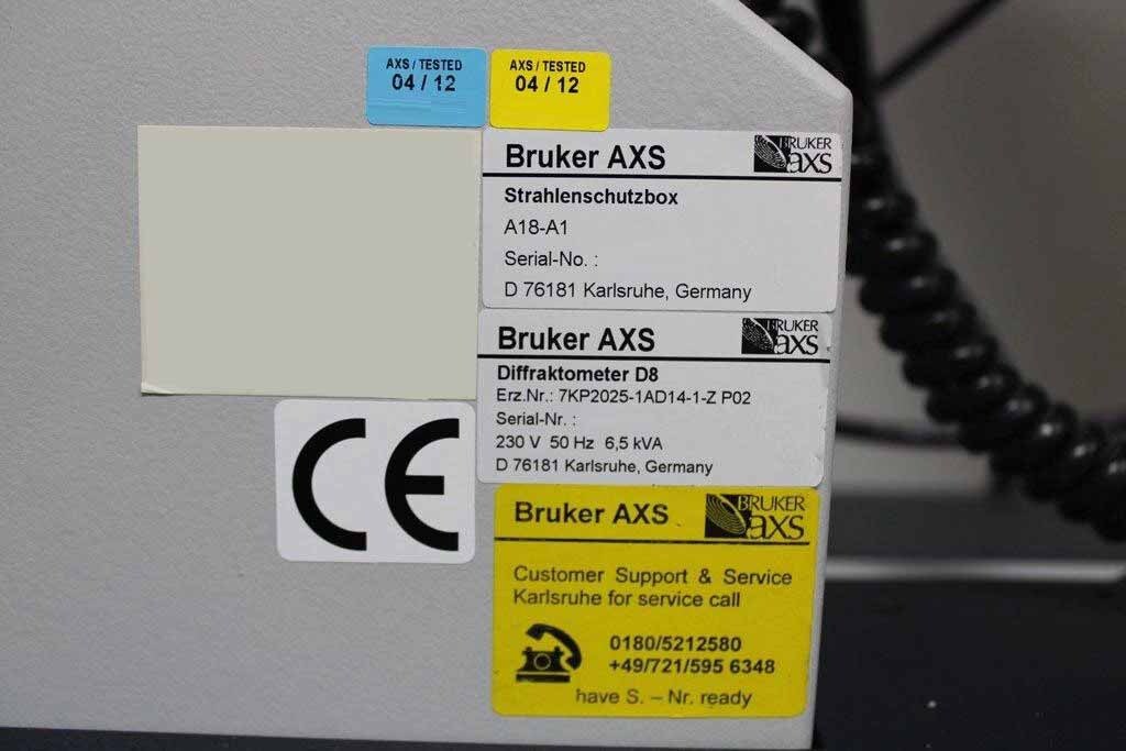 사진 사용됨 BRUKER-AXS D8 Advance 판매용