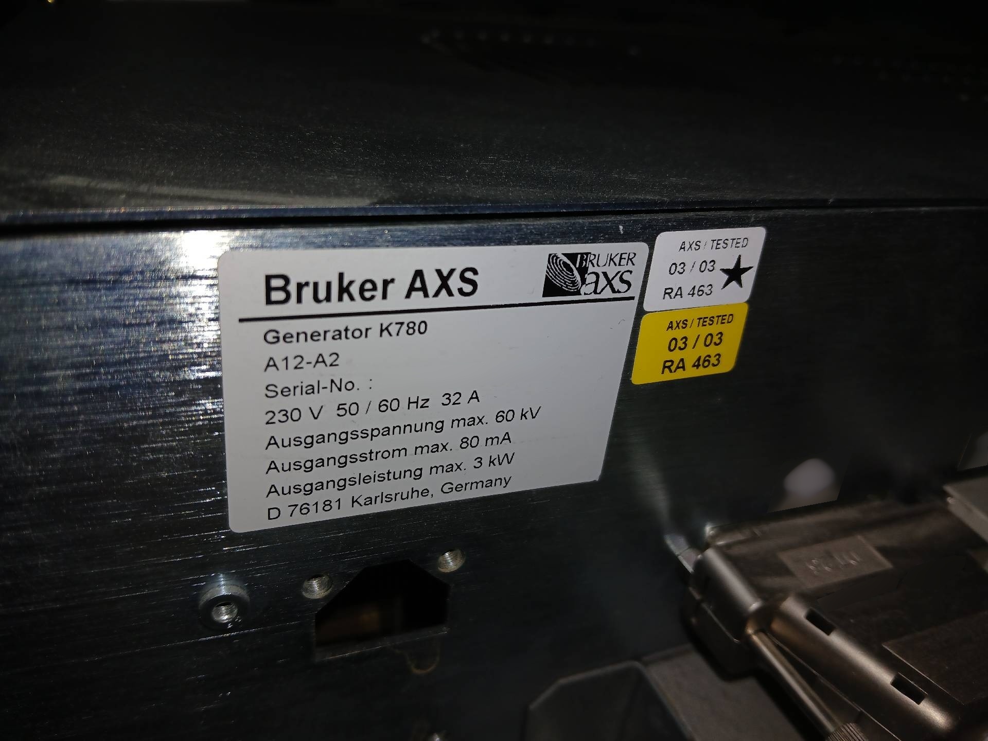 圖為 已使用的 BRUKER D8 Advance 待售