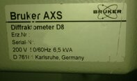 Foto Verwendet BRUKER-AXS AXS D8 Discover Zum Verkauf