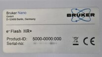 사진 사용됨 BRUKER e-Flash HR+ 판매용