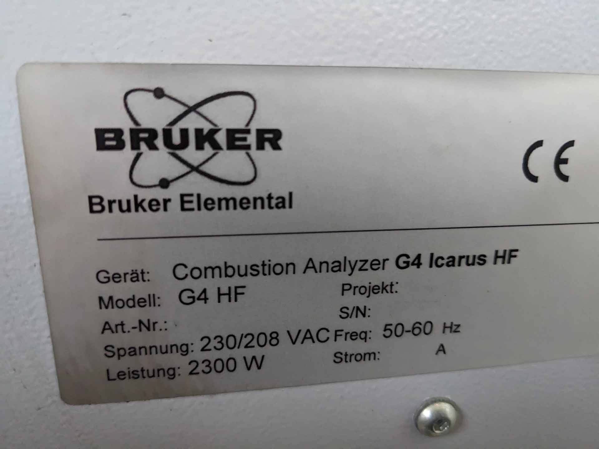 Photo Used BRUKER G4 ICARUS HF For Sale