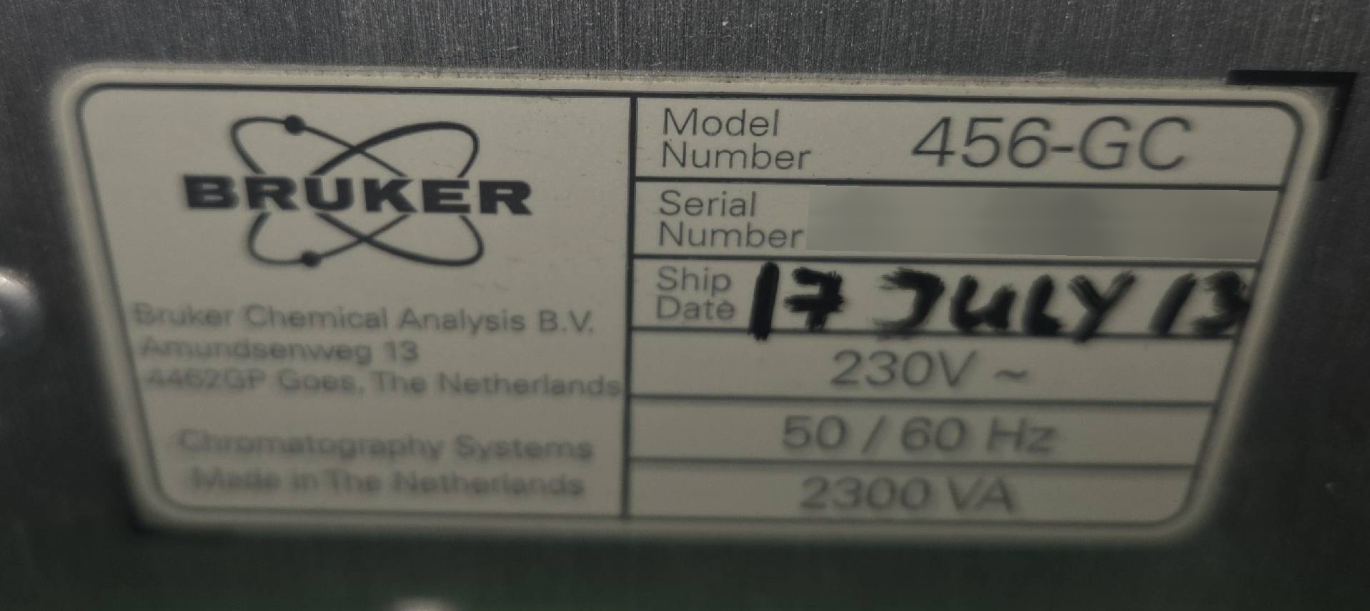 BRUKER SCION 456-GC Spectrophotometer used for sale price