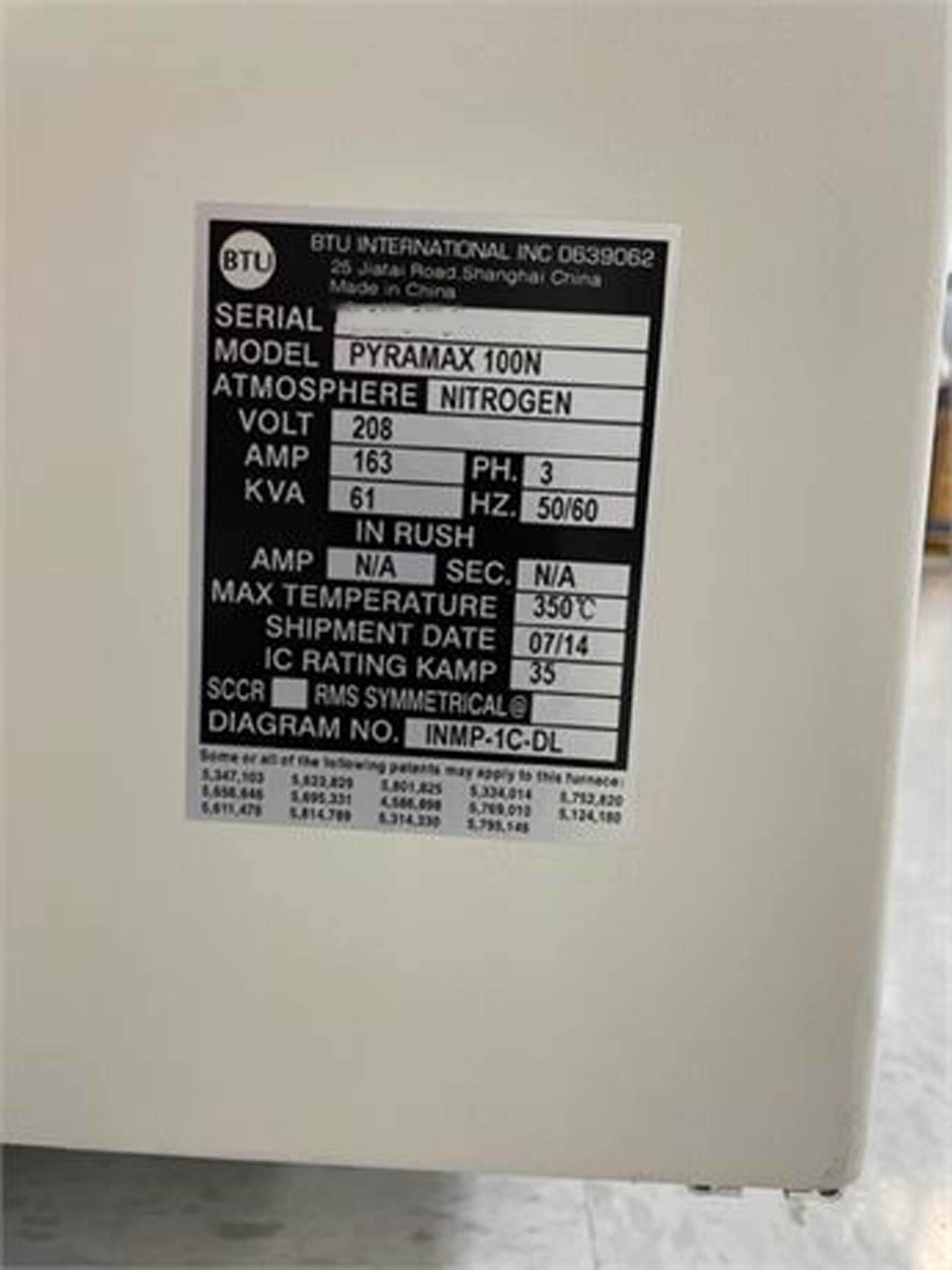 フォト（写真） 使用される BTU Pyramax 100N 販売のために