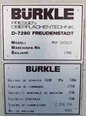 圖為 已使用的 BURKLE D-7290 待售