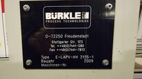 Photo Used BURKLE E-LAPV-HV 2135-1 For Sale