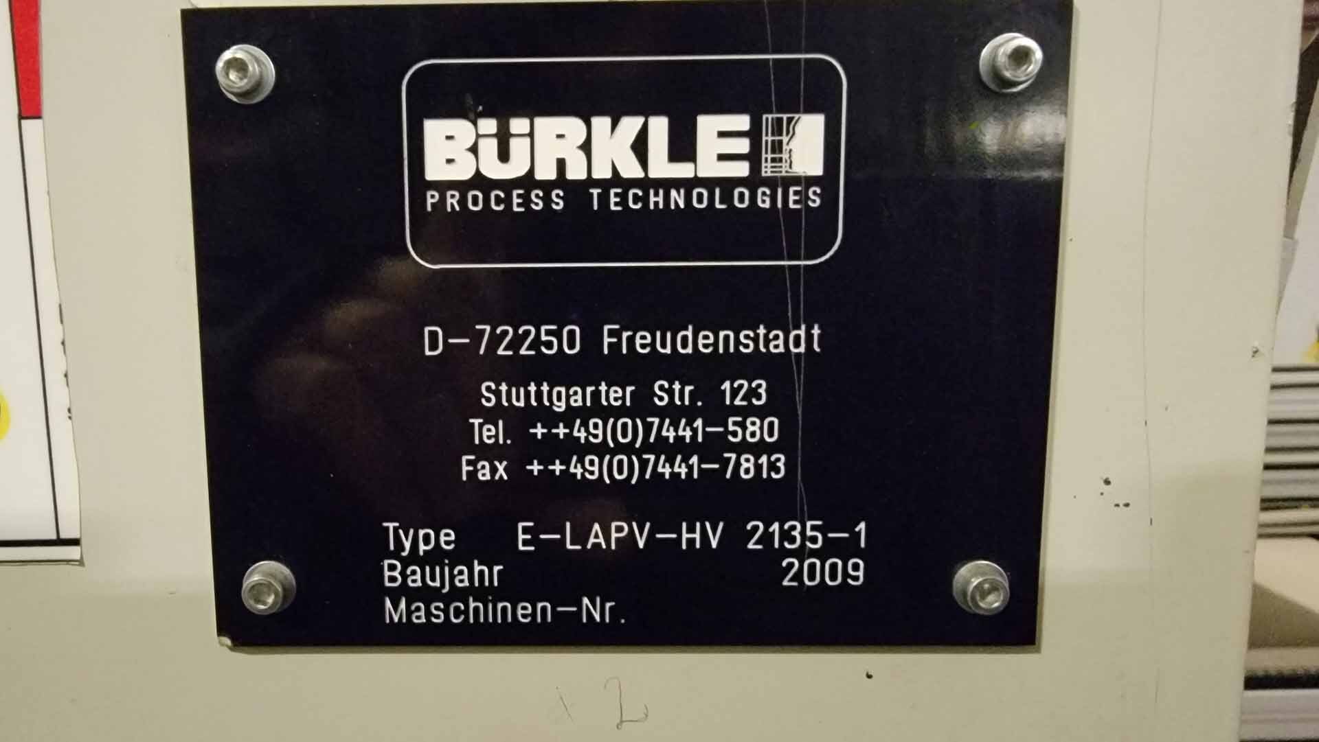图为 已使用的 BURKLE E-LAPV-HV 2135-1 待售