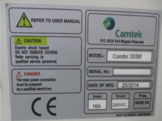 Foto Verwendet CAMTEK Condor 303M Zum Verkauf
