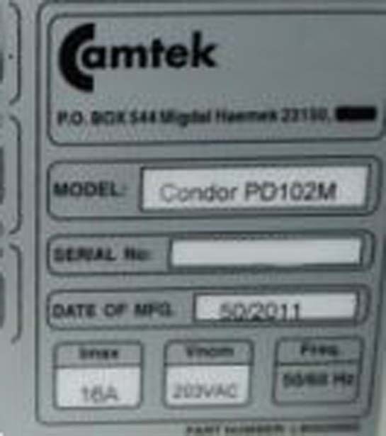 Photo Used CAMTEK Condor PD102M For Sale