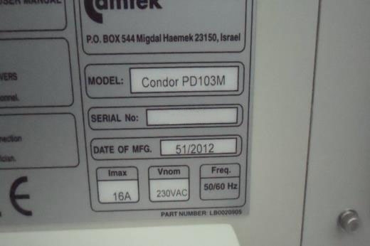 Foto Verwendet CAMTEK Condor PD103M Zum Verkauf