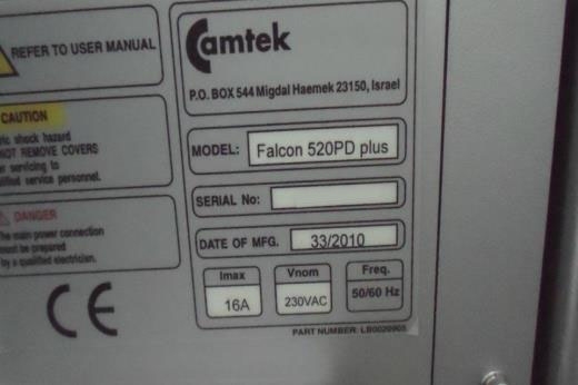 Photo Used CAMTEK Falcon 520PD Plus For Sale