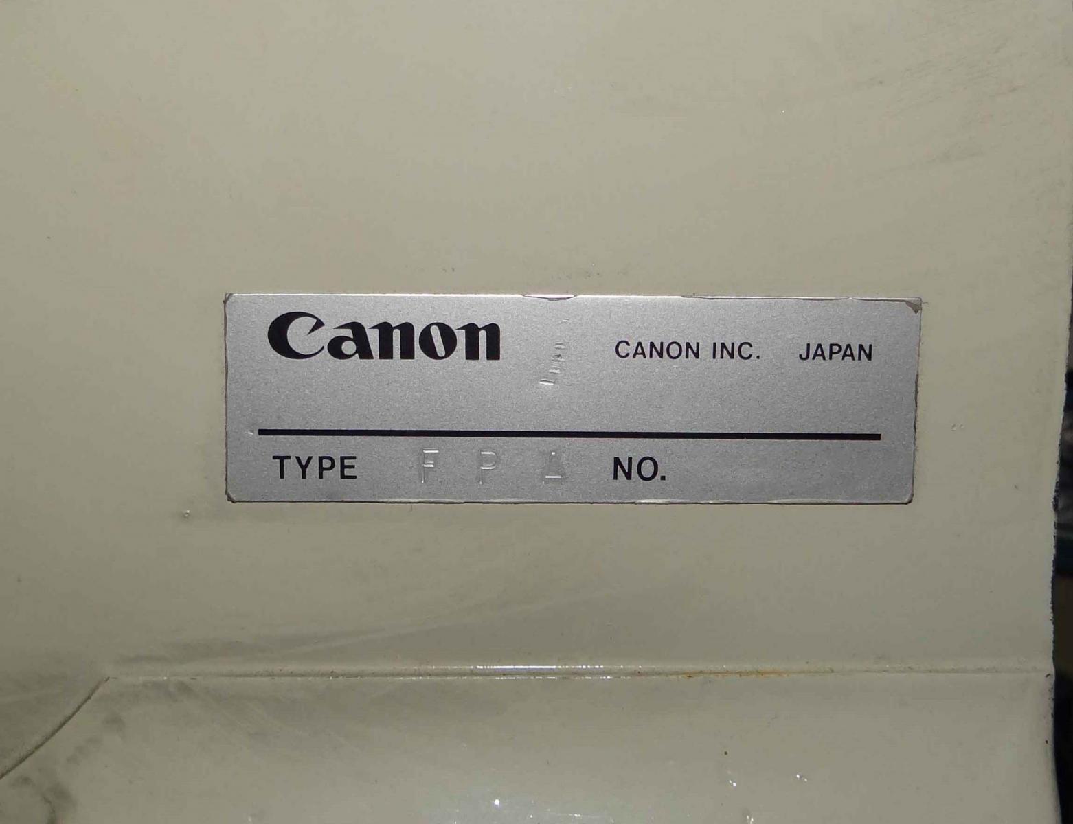 Photo Used CANON FPA 121 For Sale