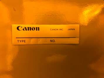 Photo Used CANON FPA 2000 i1 For Sale