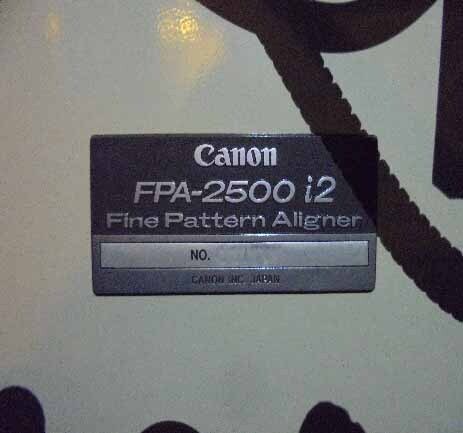 Photo Used CANON FPA 2500 i2 For Sale
